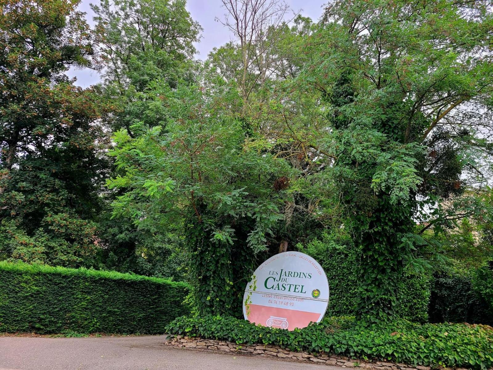 Les Jardins Du Castel Gites Annick Et Jean Paul Saint-Georges-d'Esperanche Exterior foto